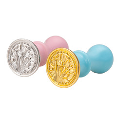 Universal fire paint seal head wholesale zinc alloy color-preserving electroplating retro creative gift fire paint