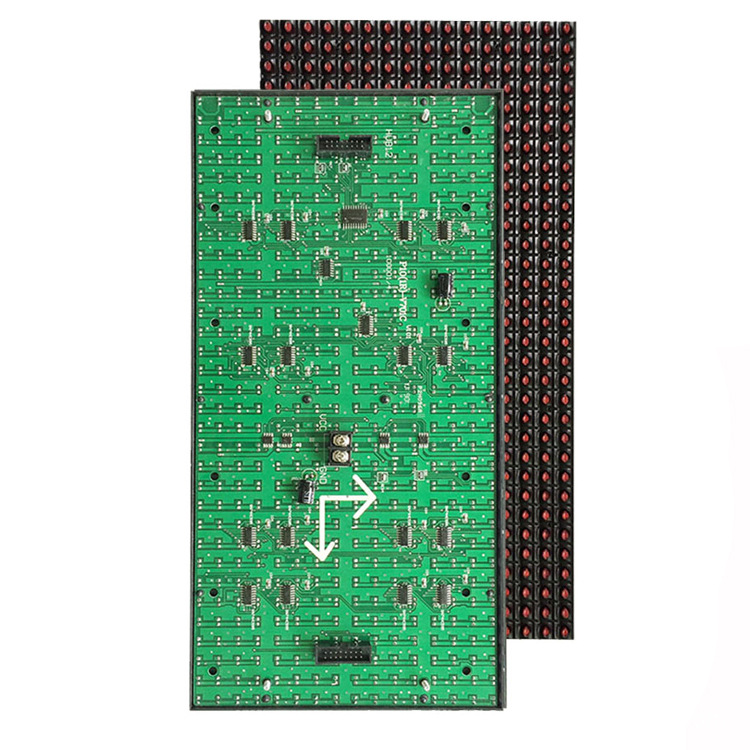Pantalla LED para puerta, tira publicitaria, pantalla electrónica roja individual para exteriores, pantalla móvil con cambio de texto y desplazamiento para publicidad.