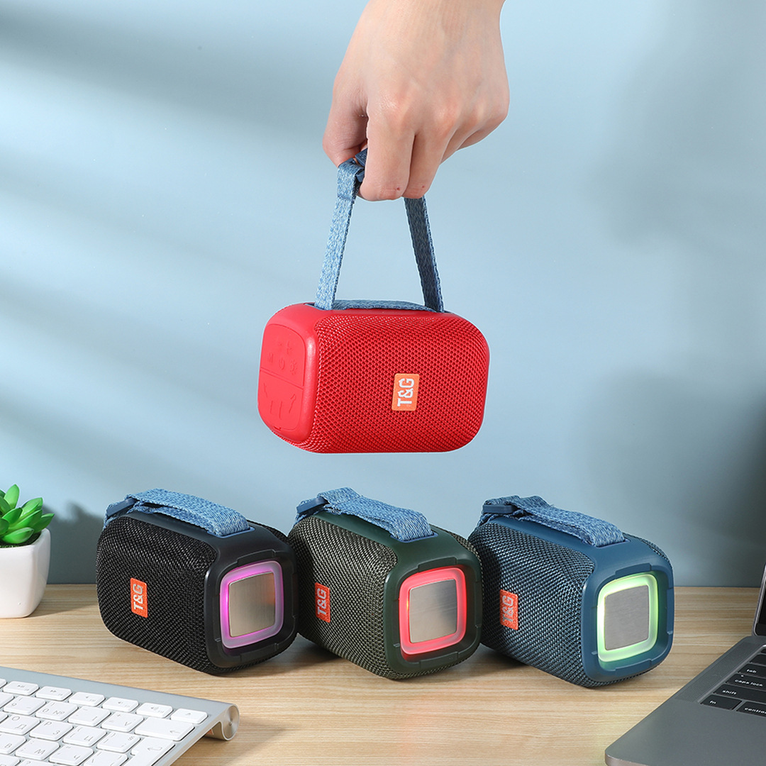 TG339 tela altavoz bluetooth al aire libre subwoofer impermeable gran diafragma de alta calidad de sonido portátil tarjeta T enchufable sonido de llamada