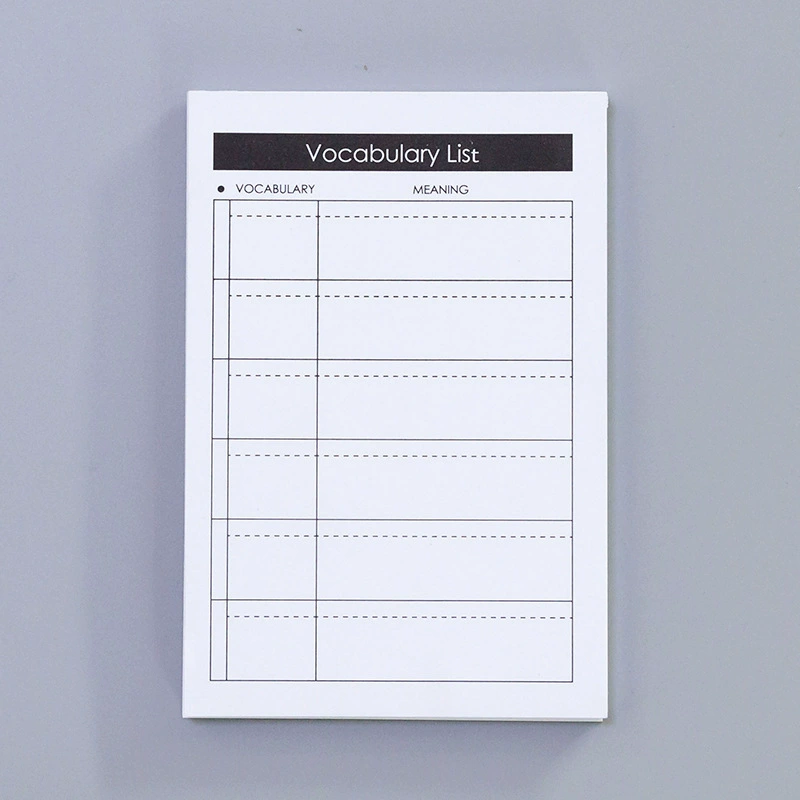 Creative Kraft Paper Memo Pad for Study, Work, Planning & Time Management in Various Styles
