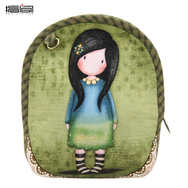 Jinhao bordado hecho a mano DIY material bolsa tela bordada mensajero bolsa de almacenamiento de producción creativa bolsa de cosméticos