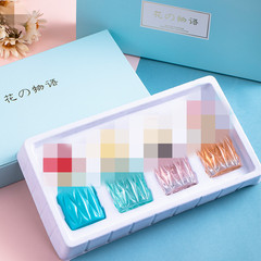 Flower Story Lady Perfume Set Fresh Light Fragrance Student Girl Four-Piece Gift Box Set Perfume Wholesale