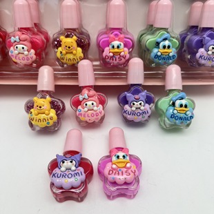 Sanrio Kulomi Three-dimensional Water-based Nail Polish Merotti Yellow Duck Yugui Dog Water-based Peelable Nail Polish