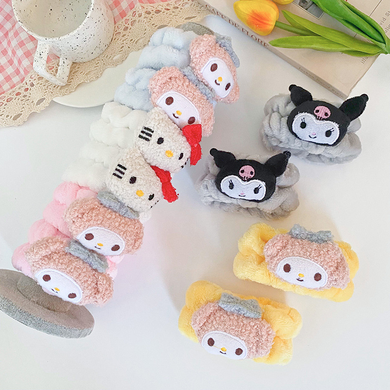 Lavado DE CARA correa para la muñeca artefacto absorbente lindo brazalete deportivo pulsera de limpieza del sudor lavado absorbente del sudor correa para la muñeca a prueba de humedad banda para el cabello