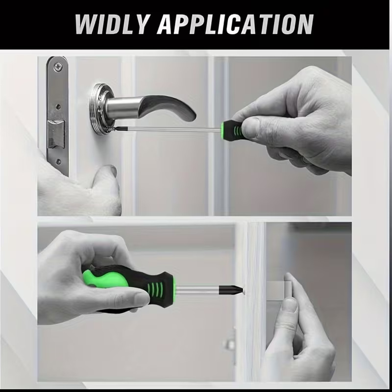 11pc Mushroom Head Magnetic Screwdriver Set with Magnetizer Demagnetizer