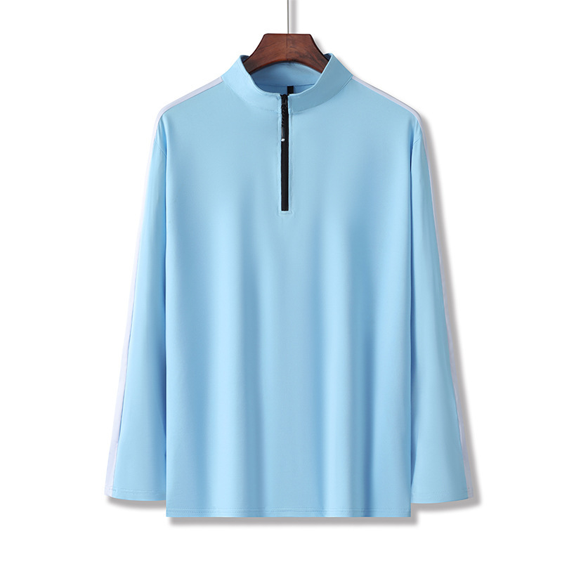 运动polo衫工作服教练服速干t恤体育生训练服长袖网球服男士定制|undefined