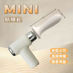 爆款加长头筋膜枪女生运动迷你便携充电款健身按摩器