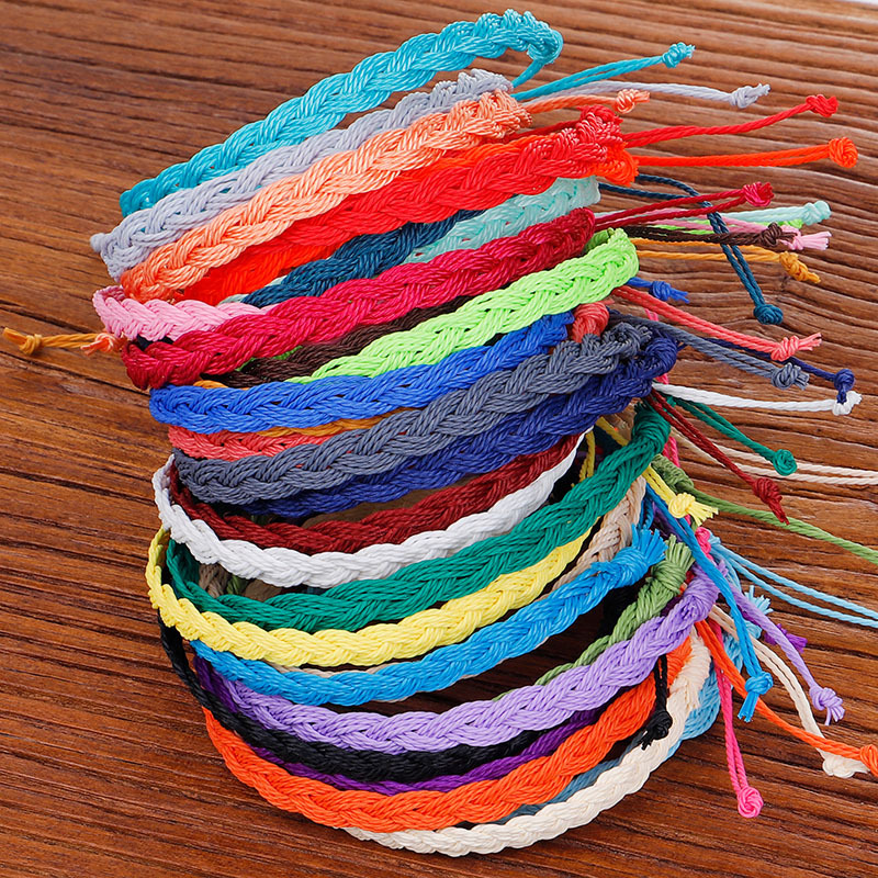 Ethnic Style Solid Color rope Knitting Womenu0027S Bracelets 1 Piece