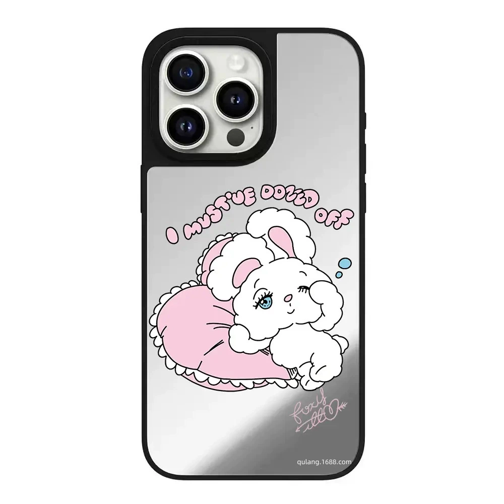 Apple, качественный милый кролик, совместимый чехол для телефона, iPhone 15, 15 Pro Max