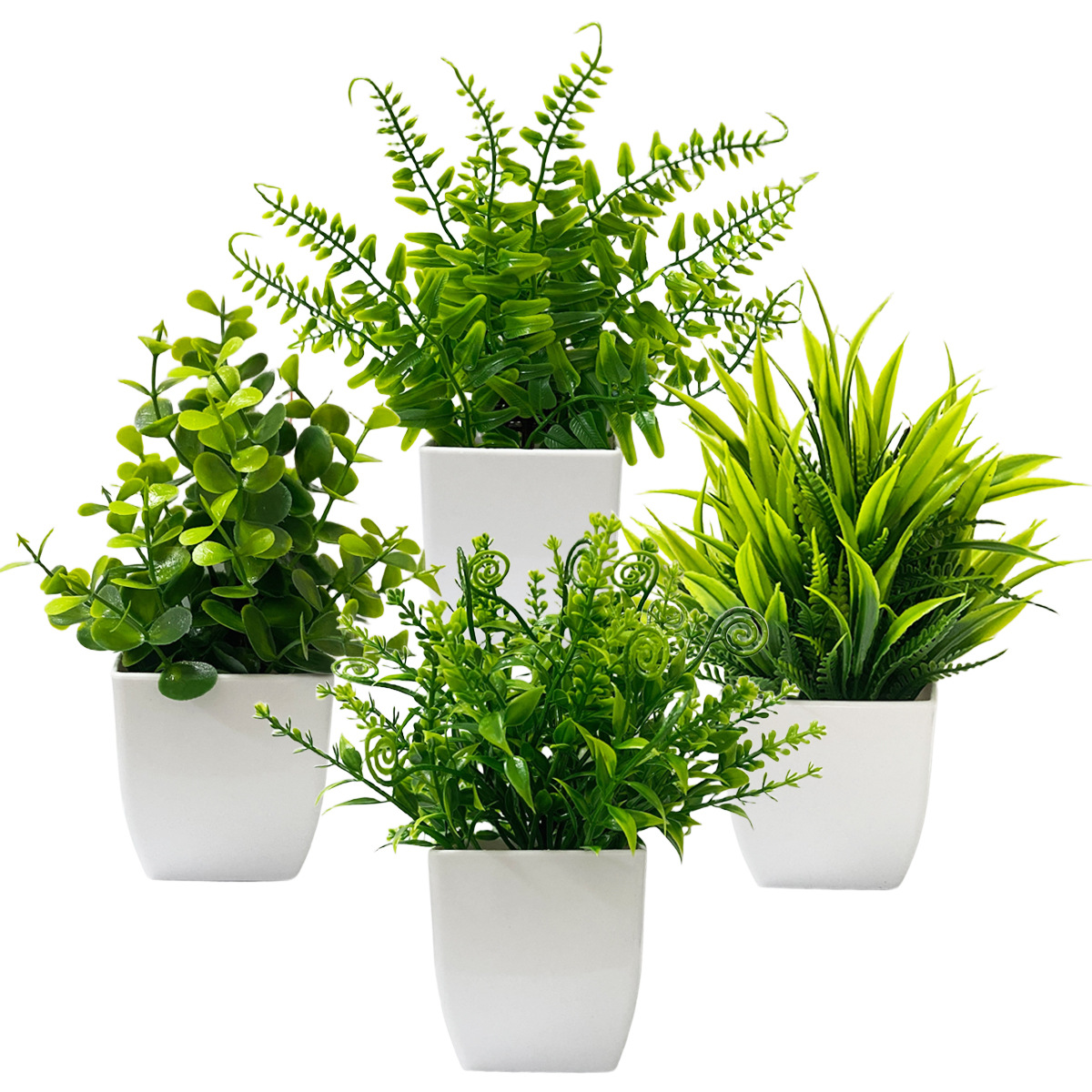 Simulación de maceta para decorar el hogar, plantas verdes, mesa de comedor de lavanda, decoración de oficina, plantas de romero image 5
