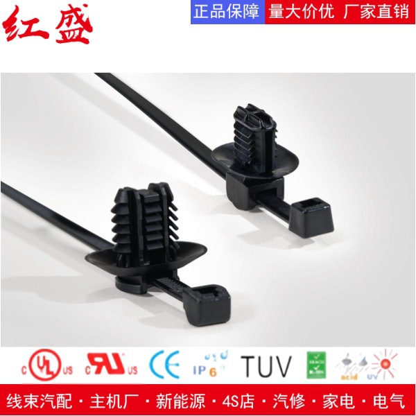 海尔曼太通高冲击改性热稳定PA66固定扎带156-04119 | T18RFTOVAL