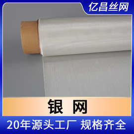 30-200目现货银丝网 实验室银丝编织网 电池集流银拉伸板网银网条