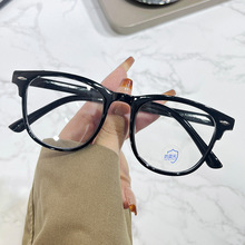新款防蓝光平光镜网红潮款米钉眼镜框女韩版学生可配近视光学眼镜
