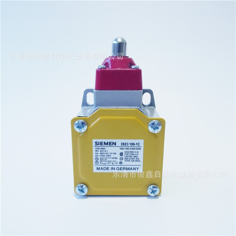 行程开关3SE3 100-1C 限位开关自复位一开一闭直动式