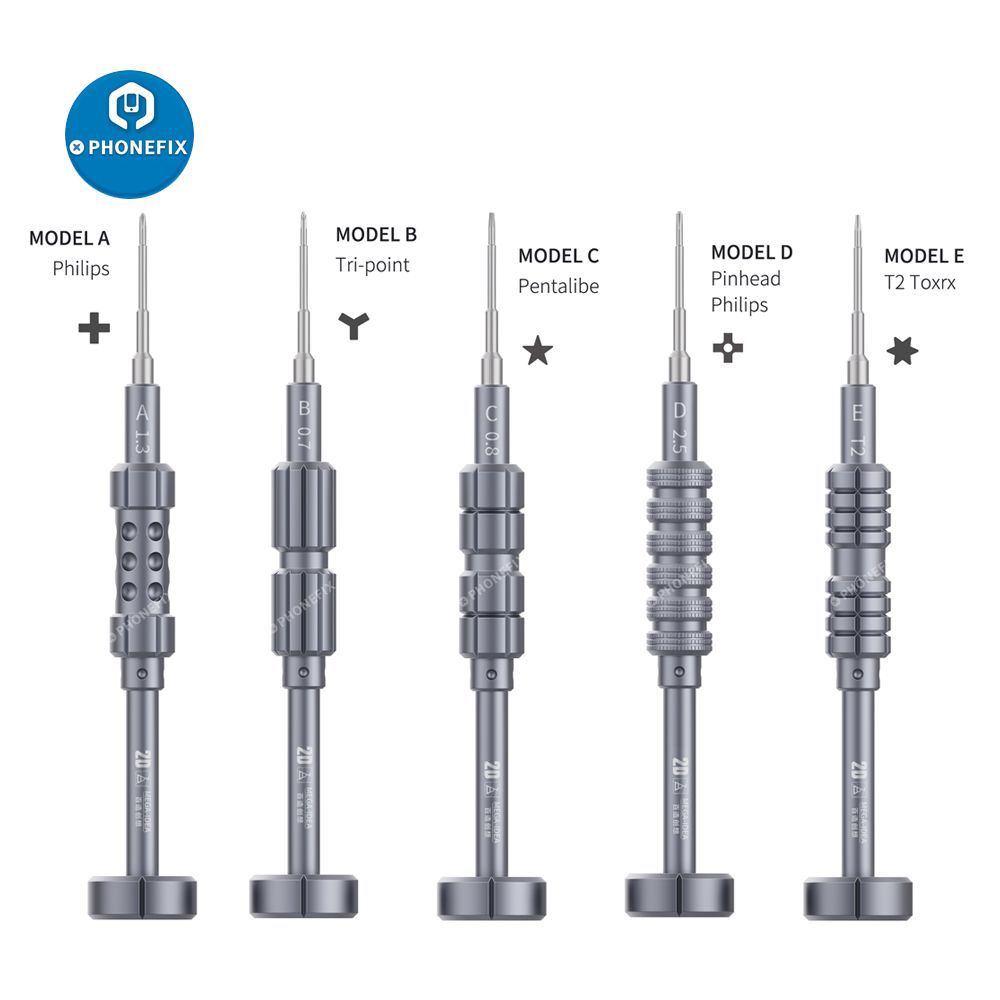 原装潜力2D雷纹柄螺丝刀 苹果安卓手机维修批头 防滑手柄带磁工具