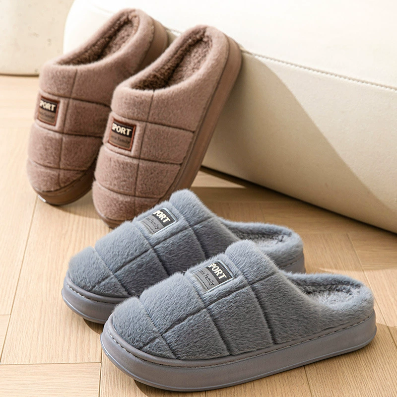 Winter non-slip keep warm slippers, plus size, wholesale