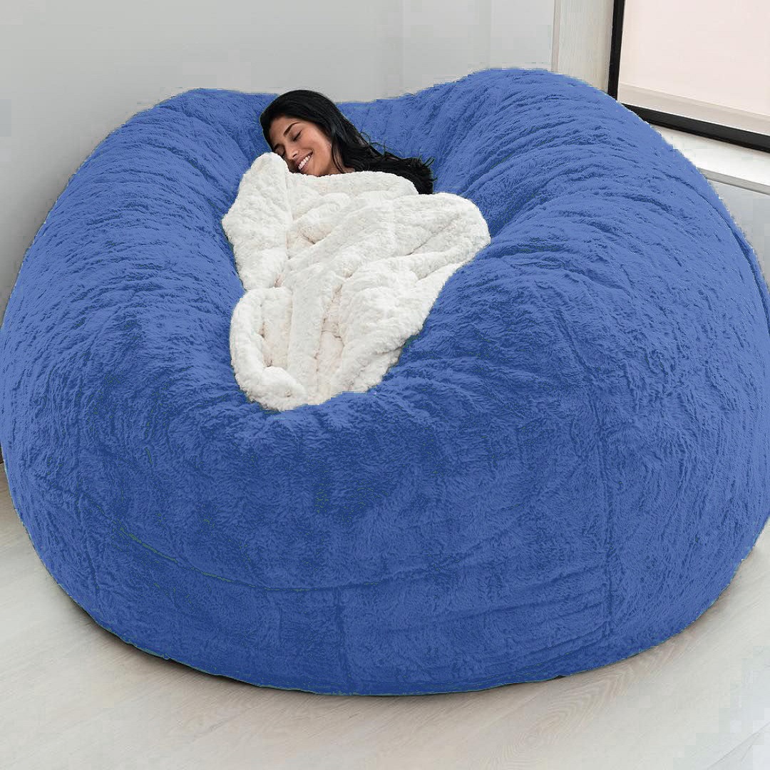 Bolso de frijoles de sofá perezoso Amazon venta caliente transfronteriza bolsa de esponja juego de sofá de bola redonda tatami ventas directas de fábrica image 16