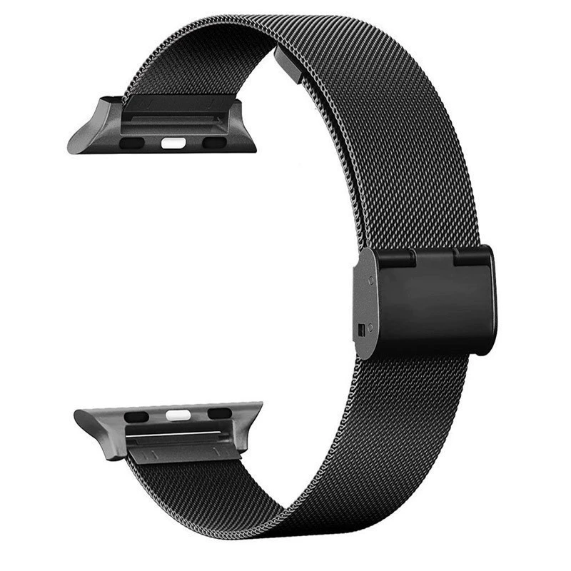Совместим с Apple Watch S10 S9 браслет Милания стальной пряжка 04 металлический браслет для часов