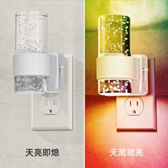 1 ワット LED プラグインナイトライトヨーロッパとアメリカのライト高級ナイトライト 7 色スイッチングカートリッジ調整可能な雰囲気ライト