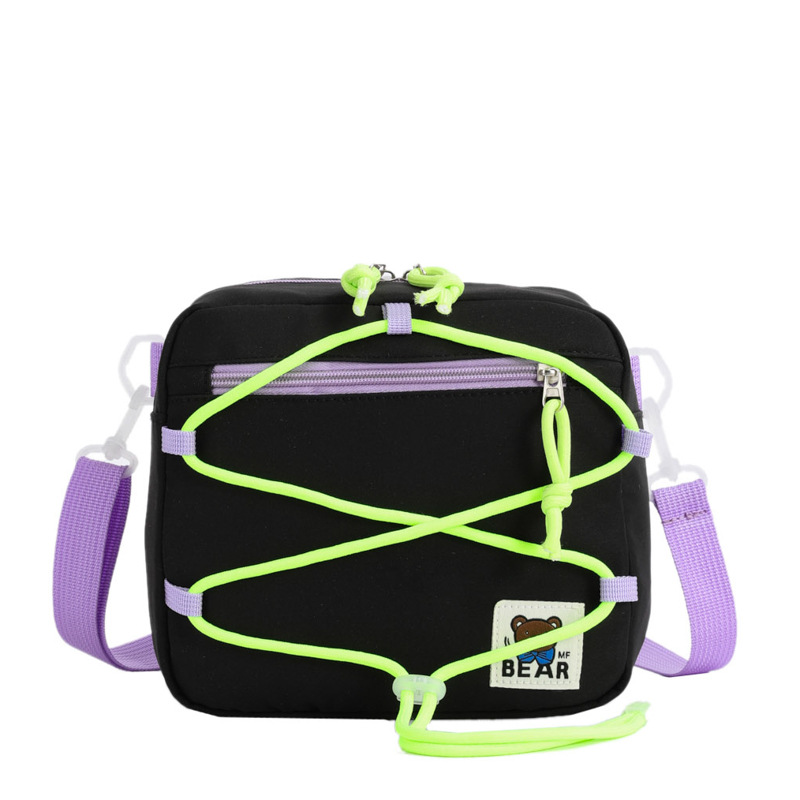 Bolso de mensajero de los niños guapos moda cuerda hombro bolsa Internet celebridad bebé moneda monedero niñas fuera bolso de hombro moda