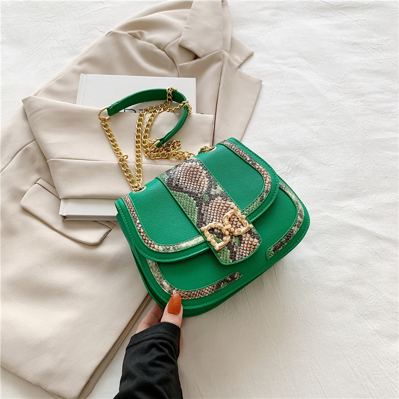 2023 New Hot Selling Trend Women's Bag Snake Skin Crossbody Bag Women's Bag Small Bag Women's Shoulder Bag_voghion.com