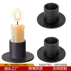 ヨーロッパ風のテーブル装飾、燭台、鉄製キャンドルホルダー、工芸品、キャンドルライトディナー、装飾キャンドル、ホリデーデコレーション