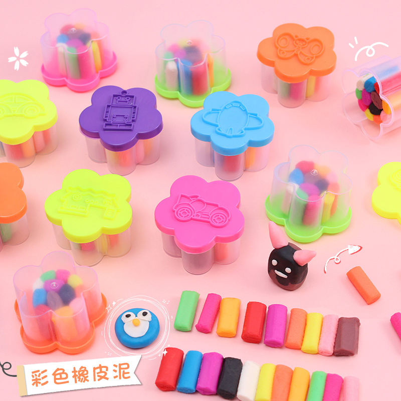 Ultra Light Clay Children's Puzzle 12 Color Puddle Pupil Handmade DIY Colored Clay Puddle Clay Wholesale
