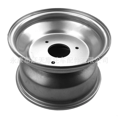 ATV ATV 8-inch steel rim motorcycle 8-inch front 19x 7-8 rear wheel hub 18x 9.50-8 kart wheel hub (Hub) - 83inch-hole-front-wheel-hub-silver