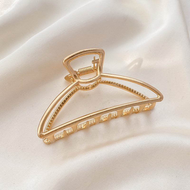 Tocado con clip cuadrado de Maillard, elegante coreano francés, retro, clip de tiburón, red, temperamento rojo, pinza para el cabello, accesorios para el cabello