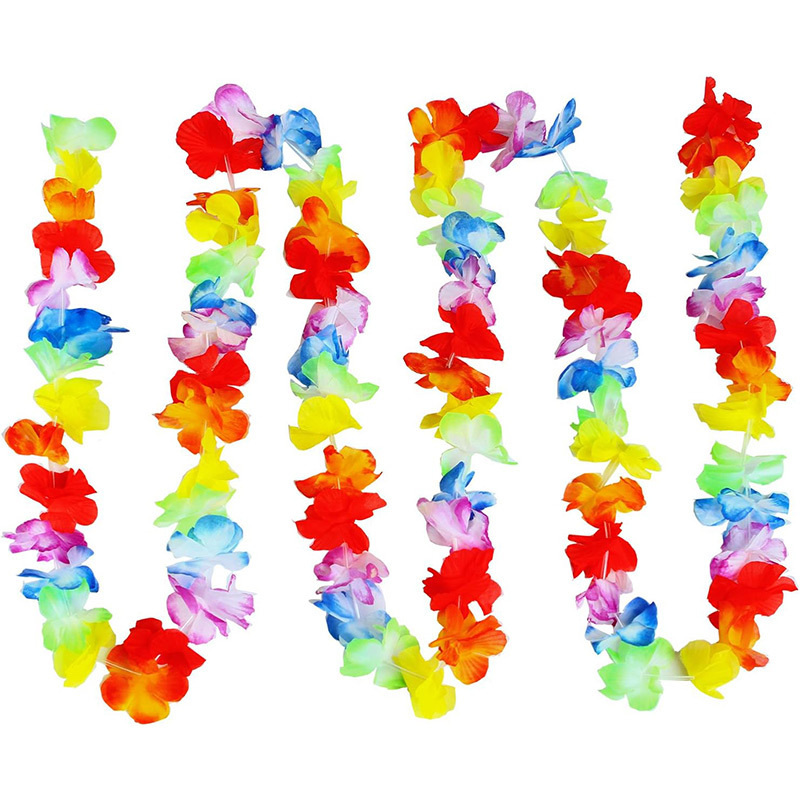 Fábrica de 2m 3m arco iris flor flor floral guirlanda de flores hawaiana fiestas de fiestas decoración de fondo