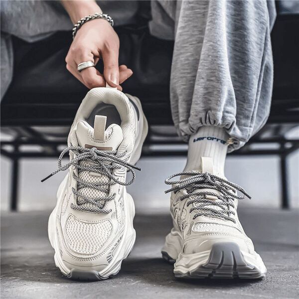2025 Spring Men's Shoes New Breathable Mesh Shoes Men's Trendy…