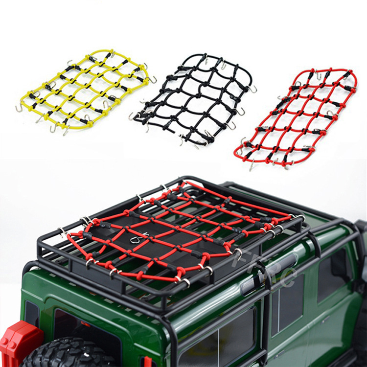 1/10 simulation climbing car roof elastic luggage net D90 SCX10 90046 Traxxas TRX-4
