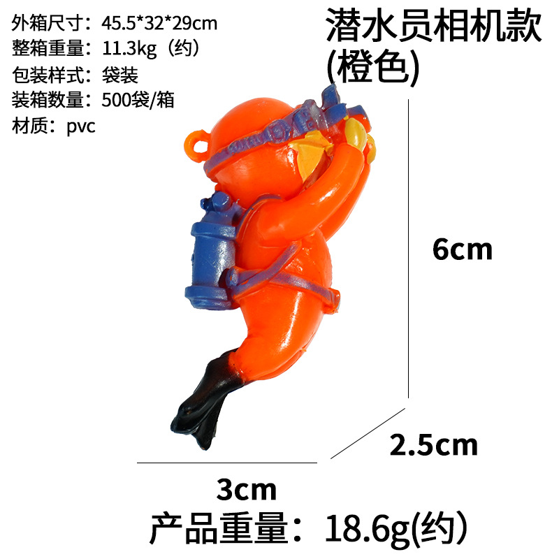 카메라와 오렌지 다이버 (라인과 볼)