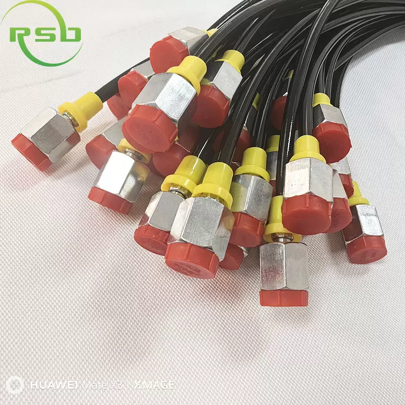 高压测压软管压力表连接线64mpa测压管接头挖掘机液压系统测试管