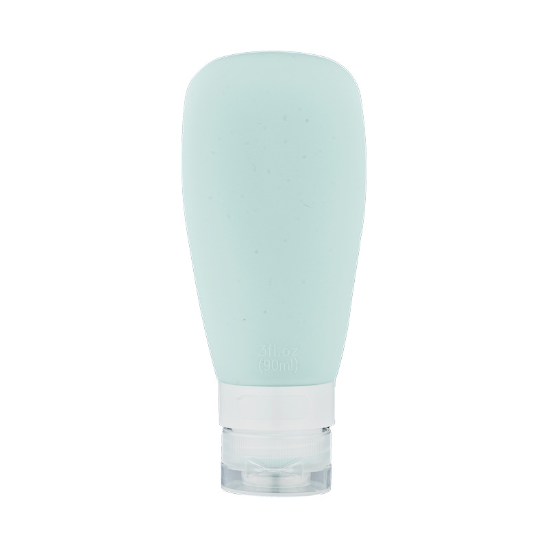 Traje de sub-botella de viaje botella de silicona cosmético a prueba de fugas champú portátil Gel de ducha almacenamiento vacío apretón