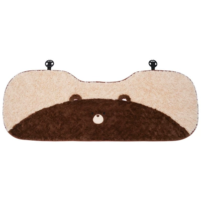 Plush Comfortable Car Seat | Headrest - rabbit-fur-frayed-bear-cushion-rear-seat