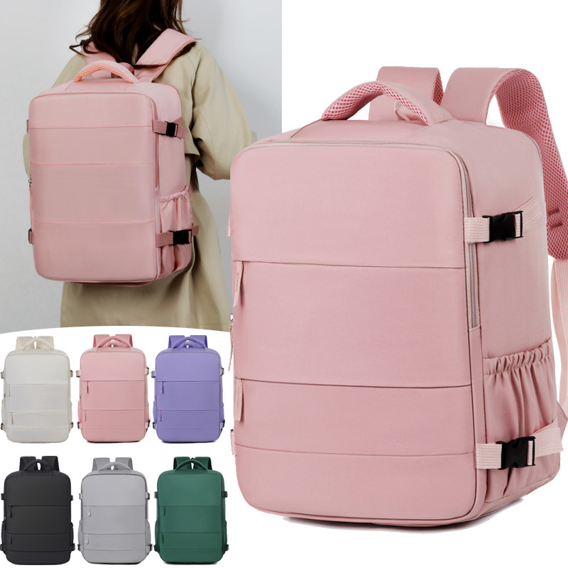 Casual Backpack for Men and Women, Large-Capacity Student School Bag, Laptop Bag, Expandable Business Trip Shoe Compartment, Travel Backpack