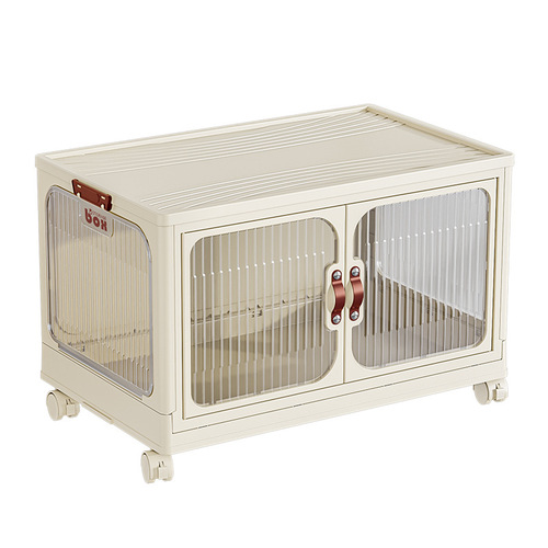 Plastic folding cabinet installation-free storage cabinet Baby books, clothes and toys storage cabinet Children's snack storage box