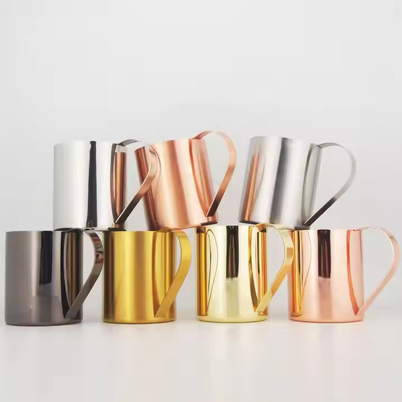 Taza de cerveza de acero inoxidable 304 directa de fábrica recta de doble capa taza de cóctel taza de café