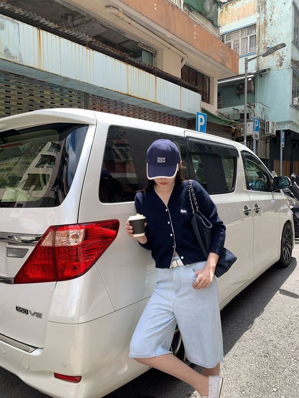趋梦DT ETOLIE小狗刺绣拼边长袖针织开衫外套女高级感v领毛衣开衫|undefined