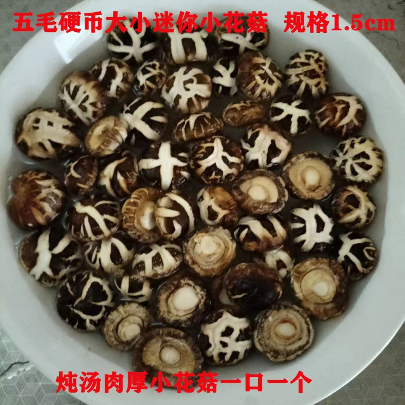精挑肉厚小花菇炖汤小花菇 小香菇 蘑菇精挑干香菇 花菇干货包邮