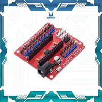 Совместимая с UNO/NANO многократная расширительная плата, вынос питания I2C и штекер DC