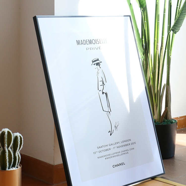 Aluminum alloy to make puzzle frame picture frame any large size A3A4 frame mounted poster picture frame wall hanging