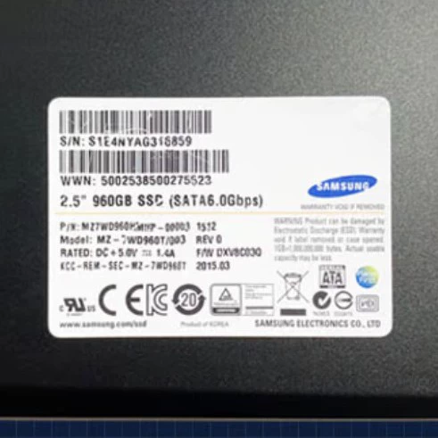 Твердотельный накопитель SM843T 960 ГБ