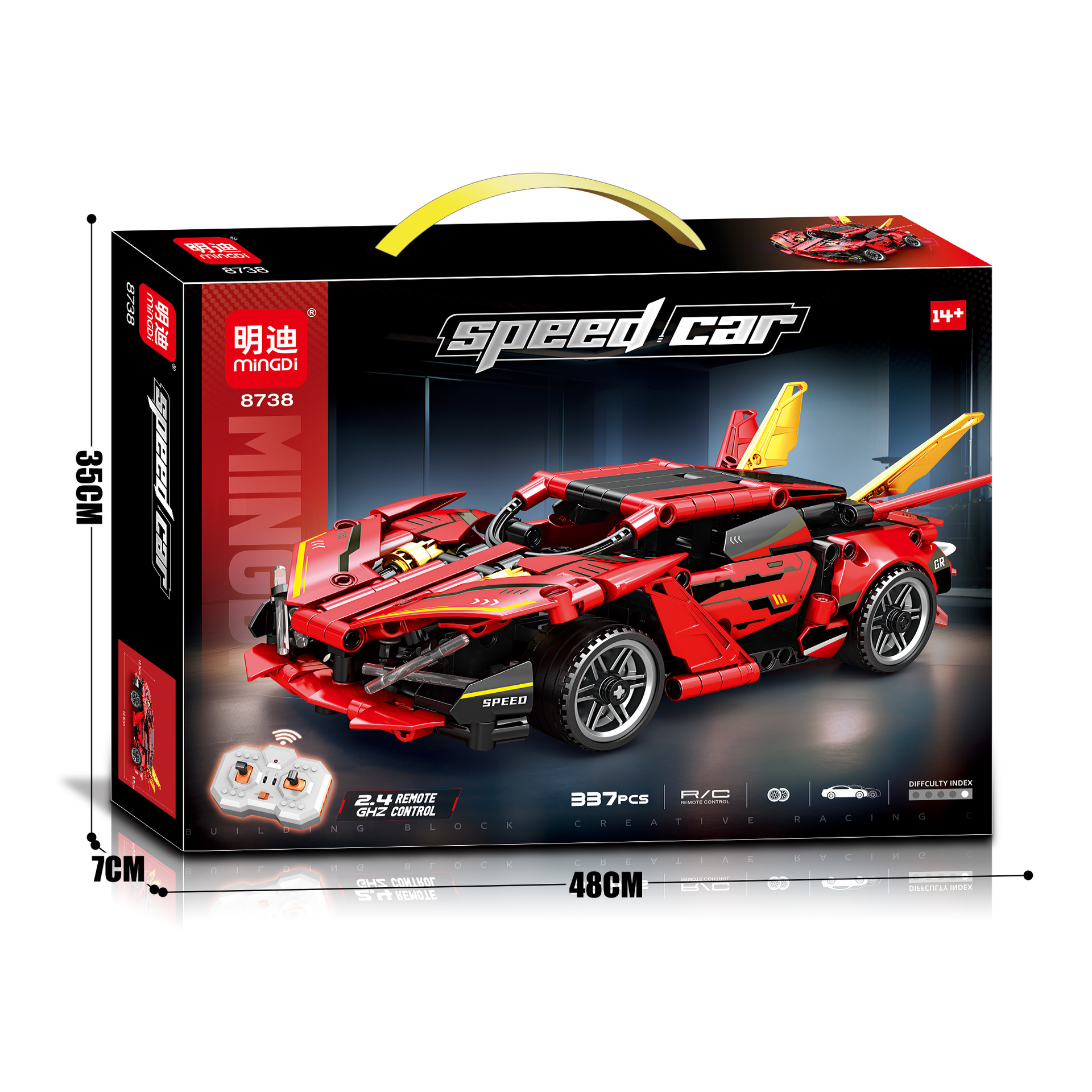 Красный гоночный автомобиль, 4G, дистанционное управление