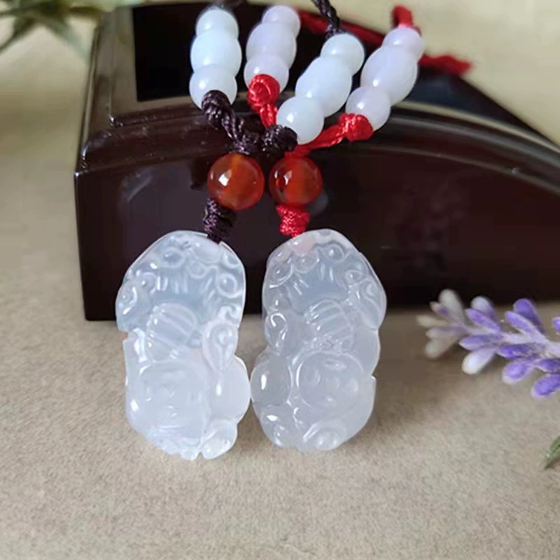 Agate necklace, pendant
