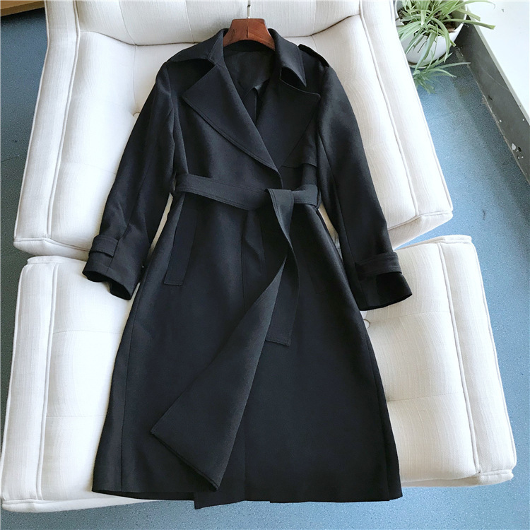 Spring and Autumn Mid-length Thin Coat Image 2