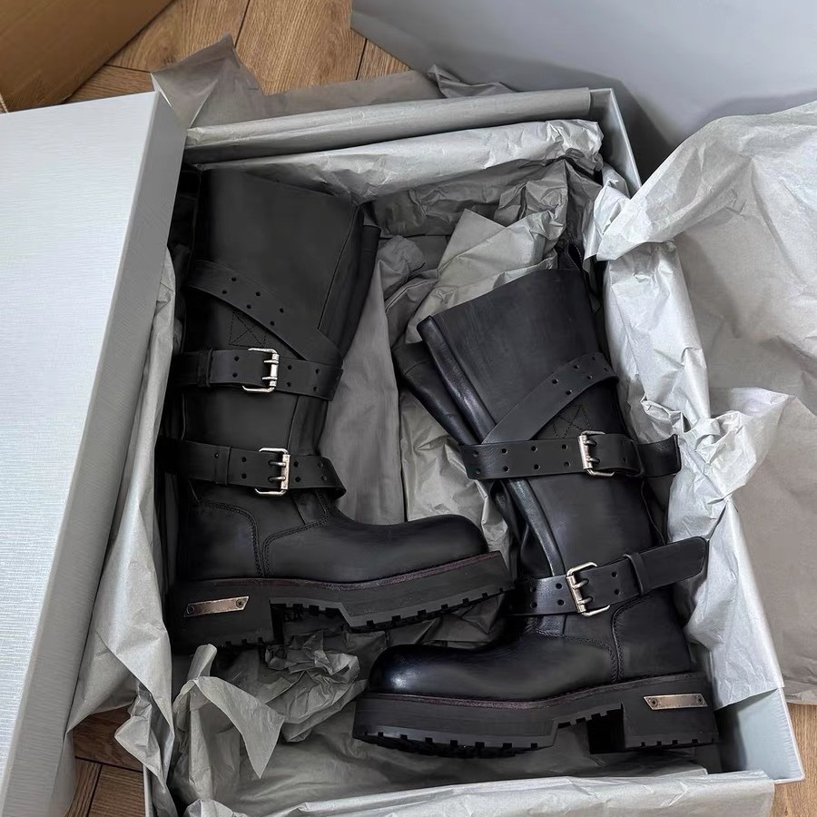 Retro Venom Boots For Women Platform Thigh High Oversized Punk Motorcycle Design Hot Girl Autumn Niche Style_voghion.com