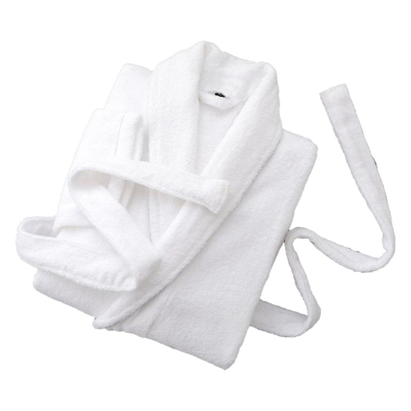 Algodón grueso Terry Albornoz Toalla de algodón material Otoño e Invierno hombres y mujeres pareja de manga larga Albornoz de algodón salón de belleza