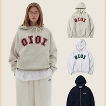 2024韩国潮牌oioi连帽卫衣外套男女rose朴彩英同款24新款秋冬情侣